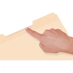 Pendaflex Ready-Tab File Folders, Letter Size, 3 Tab, Manila, 50/Box (42336)