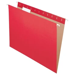 Pendaflex Recycled Colo Hanging File Folders, , Letter, Holds 8 1/2"H x 11"W, 25/Bx (92511) Red Online