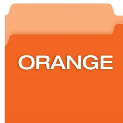 Pendaflex Recycled File Folder, 1/3-Cut Tab, Legal Size, , 100/Box (43501/3ORA) Orange Online