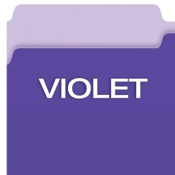 Pendaflex Recycled File Folder, 1/3-Cut Tab, Legal Size, , 100/Box (43501/3VIO) Violet Sale