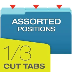 Pendaflex Recycled File Folder, 1/3-Cut Tab, Legal Size, , 100/Box (43501/3ASST) Assorted Outlet