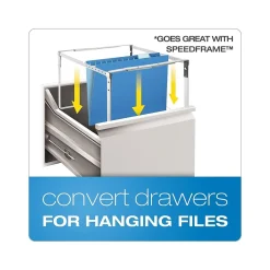 Pendaflex Reinforced Hanging File Folders, 1/5 Tab, Letter Size, Aqua, 25/Box (PFX 4152 1/5 AQU) Teal Clearance