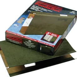 Pendaflex Reinforced Hanging File Folders, Extra Capacity, 5-Tab, Legal Size, Standard Green, 25/Box (PFX 04153x3) Clearance