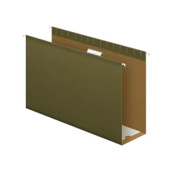 Pendaflex Reinforced Hanging File Folders, Extra Capacity, 5-Tab, Legal Size, Standard Green, 25/Box (PFX 04153x4) Best