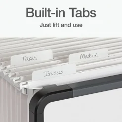 Pendaflex Standard Reinforced Hanging File Folder, 6-Tab, Letter, White, 20/Box (1006985) Clearance