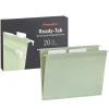 Pendaflex Standard Reinforced Hanging File Folder, 3-Tab, Letter, Sage green, 20/Box (1009463) Discount