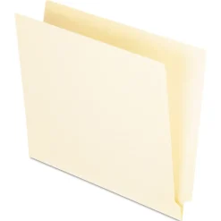 Pendaflex Straight Cut End Tab Folders, One Ply, 9 1/2 Inch Front, Letter Size, , 100/Box Manila Outlet