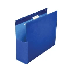 Pendaflex SureHook Hanging File Folders, 2" Expansion, Blue, 25/Box (PFX 59302) Discount