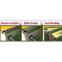 Pendaflex SureHook Reinforced Hanging File Folders, 5-Tab, Letter Size, , 20/Box (PFX 6152 1/5 YEL) Yellow Discount