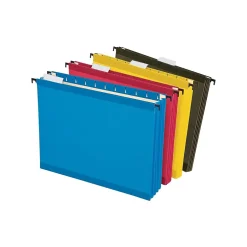 Pendaflex SureHook Reinforced Extra Capacity Hanging File Folders, Letter Size, , 4/Pack (PFX 09213) Assorted Colors Hot