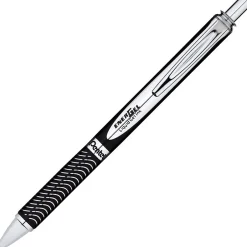Pentel Alloy Roller Ball Retractable Pen, Medium Point, Black Ink (BL407A) Hot