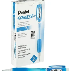 Pentel Cometz Mechanical Pencil, 0.9mm, #2 Medium Lead, Dozen (AX119C) Best