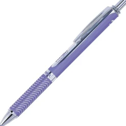 Pentel EnerGel Alloy RollerBall Retractable Gel Pen, Medium Point, Purple Ink (BL407V-V) New