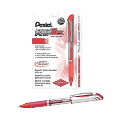 Pentel EnerGel Deluxe Gel Pens, Medium Point, Ink, Dozen (BL57-B) Red Best