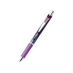 Pentel EnerGel Deluxe RTX Retractable Gel Pens, Medium Point Needle Tip, Ink, 12/Pack (BLN77-V) Purple Sale