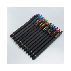 Pentel EnerGel Kuro Retractable Gel Pens, Medium Point, Assorted Colors Inks, 12/Pack (BL437R1BP12M) Best