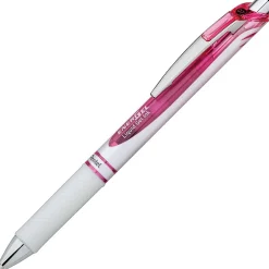 Pentel ® EnerGel® Pearl Deluxe RTX Liquid Gel Ink Retractable Pens, Medium Point, Black Ink, Dozen (BL77PWP-A) New