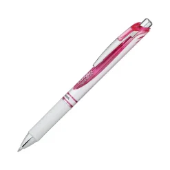 Pentel EnerGel Pearl Deluxe RTX Retractable Gel Pens, Medium Point, Pink Ink, 2 Pack (BL77WBP2PP) Discount
