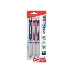 Pentel EnerGel Pearl Retractable Gel Pens, Medium Point, Assorted Inks, 3/Pack (BL77WBPS3M2) Outlet