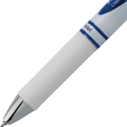 Pentel EnerGel Retractable Gel Pen, Medium Point, Blue Ink, Dozen (BLN77PW-C) Sale