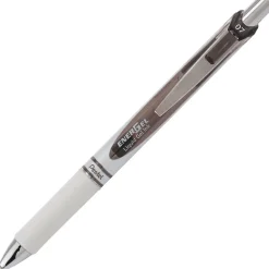 Pentel EnerGel Retractable Gel Pen, Medium Point, Black Ink, Dozen (BLN77PW-A) Discount