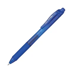 Pentel EnerGel-X RollerGel Retractable Gel Pens, Medium Point, Blue Ink, Dozen (BL107-C)