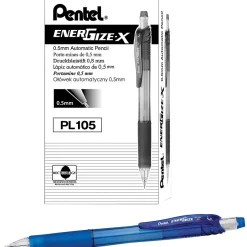 Pentel EnerGize-X Mechanical Pencil, 0.5mm, #2 Medium Lead, Dozen (PL105C) New
