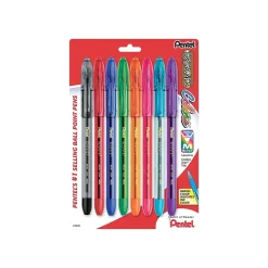Pentel R.S.V.P. Ballpoint Pens, Medium Point, Assorted Ink, 8/Pack (BK91CRBP8M) Outlet