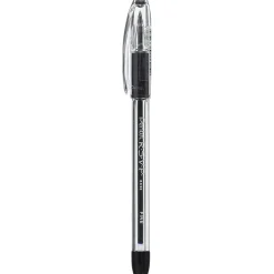 Pentel R.S.V.P. Ballpoint Stick Pens, Fine Point, Black Ink with Clear Barrel, 24/Pack (BK90ASW2) New
