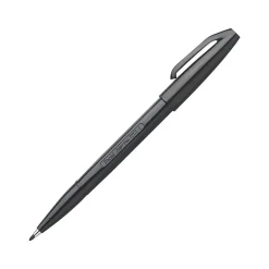 Pentel Sign Felt Pens, Fine Point, Black Ink, Dozen (S520-A) Outlet