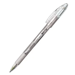 Pentel Sunburst Metallic Pen, Silver, Pack of 12 (PENK908Z-12) Sale