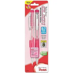 Pentel Twist-Erase Mechanical Pencil, 0.7mm, #2 Medium Lead, 2/Pack (PD277TBP2P-BC) Discount