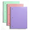 Pep Rally 1-Subject Notebooks, 8" x 10.5", College Ruled, 70 Sheets, Assorted Colors (58554M) Clearance