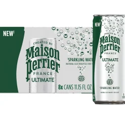 Bottled Water<Perrier Carbonated Mineral Water, 330 ml, 8/Pack (NES35794)