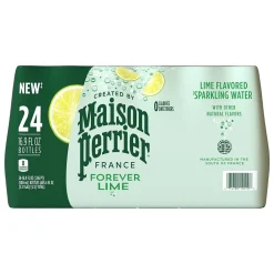 Bottled Water<Perrier Lime Flavored Sparking Mineral Water, 16.9 Fl oz., 24/Carton (12283034)