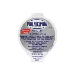 Fresh Groceries<Philadelphia Regular Cream Cheese, 0.75 oz., 50/Pack (610898)