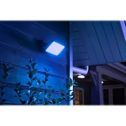 Smart Bulbs<Philips Discover Floodlight LED Wall Outdoor Light, Metal (1743530V7)