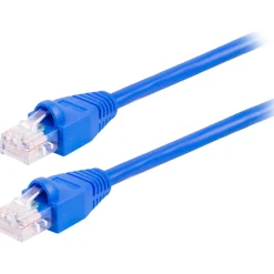 Ethernet Cables<Philips Elite 25' CAT-6 to CAT-6 Cable, Male to Male, Blue (SWN7117A/27)