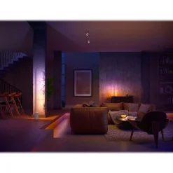 Smart Bulbs<Philips Gradient Signe 57.4" LED White Floor Lamp with Stick Shade (573709)