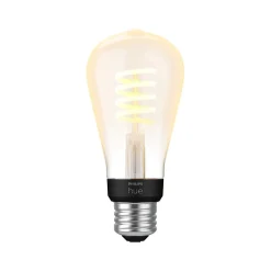 Smart Bulbs<Philips Hue Ambiance Light Bulb, ST19 2100K-4500K 7W E26 (563585)