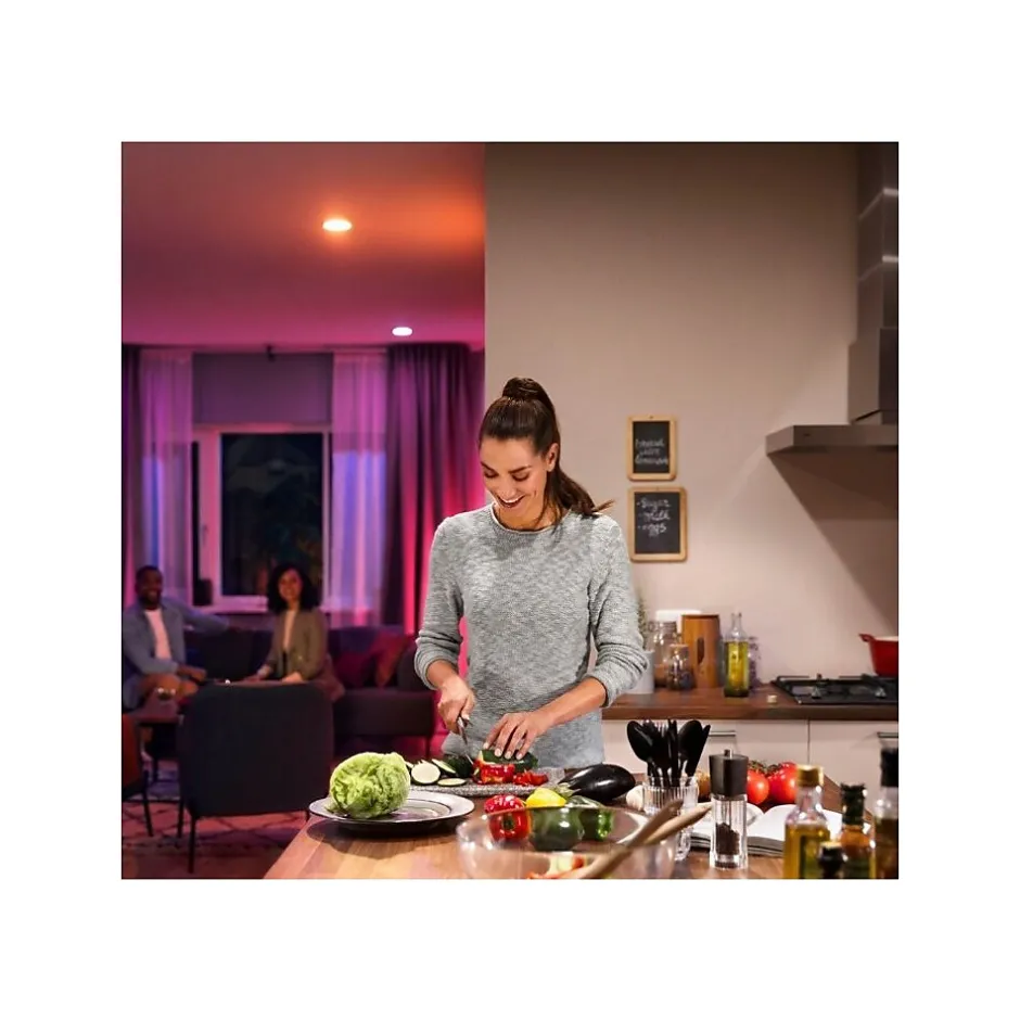 Smart Bulbs<Philips Hue E12 Bluetooth Smart LED Bulb White and Color Ambiance (556968)