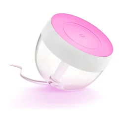 Smart Bulbs<Philips Hue Iris LED Table Lamp, Matte White (561795)