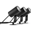 Smart Bulbs<Philips Hue Lily LED 3-Piece Outdoor Spotlights, Black (1746730V7)
