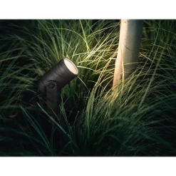 Smart Bulbs<Philips Hue Lily LED 3-Piece Outdoor Spotlights, Black (1746730V7)