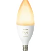 Smart Bulbs<Philips Hue 40W Equivalent B39 LED Smart Bulb, White (573089)