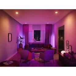 Smart Bulbs<Philips Hue 85W Equivalent E26 LED Smart Bulb, White And Color Ambiance, 2/Pack (578096)