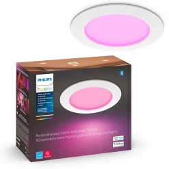 Smart Bulbs<Philips Hue 15W Slim LED Smart Downlight, White And Color Ambiance (579573)