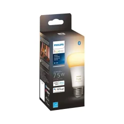 Smart Bulbs<Philips Hue White Light Bulb, A19 2200K-6500K 10.5W E26 (563239)