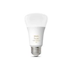 Smart Bulbs<Philips Hue White Light Bulb, A19 2200K-6500K 10.5W E26 (563239)