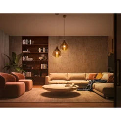 Smart Bulbs<Philips Hue White Starter Kit, A19 2200K-6500K 10.5W E26 (563270)